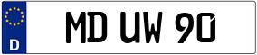 Truck License Plate
